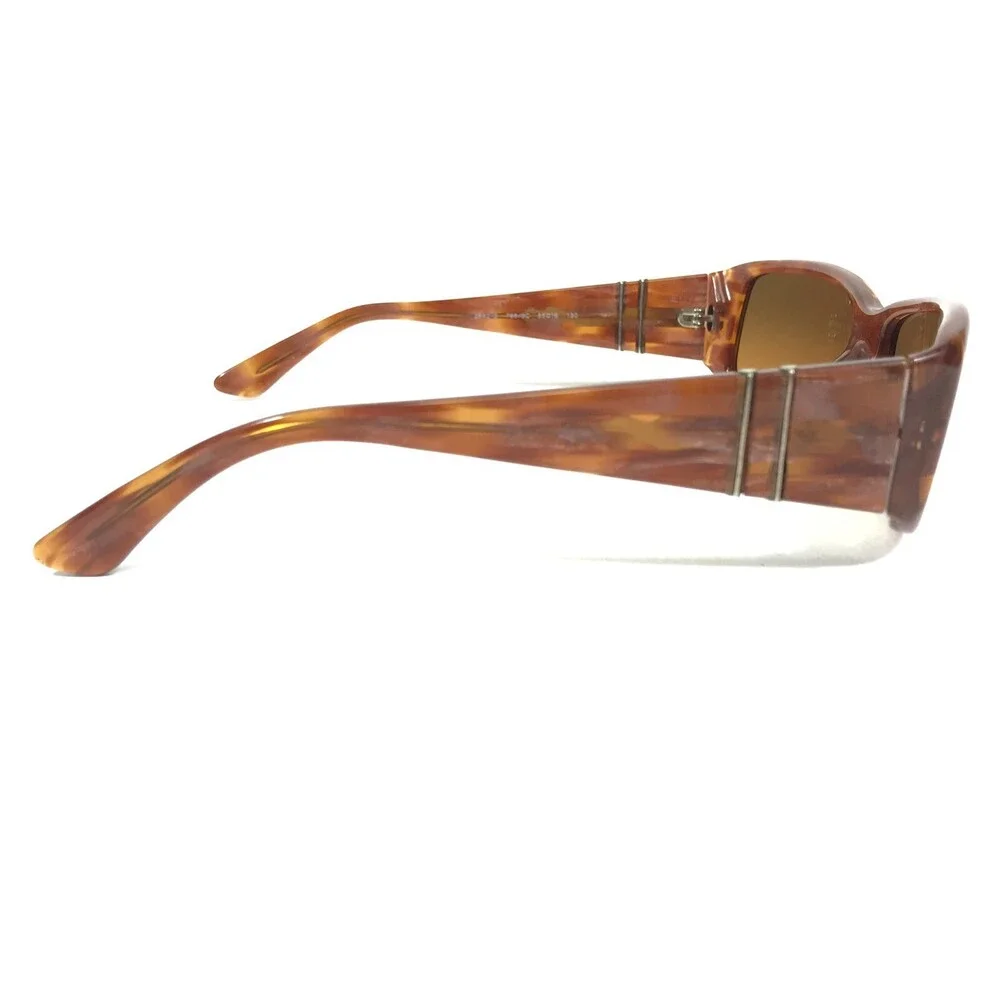Persol Sunglasses 2842-S 765/3C Brown Rectangular Frames with Brown Lenses